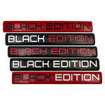 3D 'Black' and 'Limited' Edition Badges/Decals
