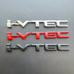 1PC 3D Metal IVTEC Adhesive Badge/Emblem