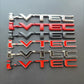 1PC 3D Metal IVTEC Adhesive Badge/Emblem