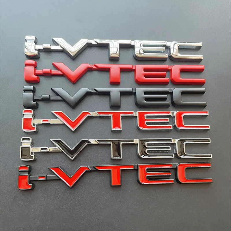 1PC 3D Metal IVTEC Adhesive Badge/Emblem