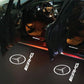 2Pcs LED Car Door Projector Lamps Accessories for Mercedes Benz 