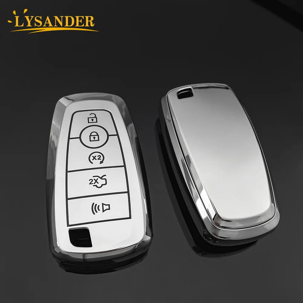 TPU Car Key Case Cover for Ford Edge Escape Expedition Explorer ST Maverick Fusion Mustang F150 F350 for Lincoln Aviator Corsair