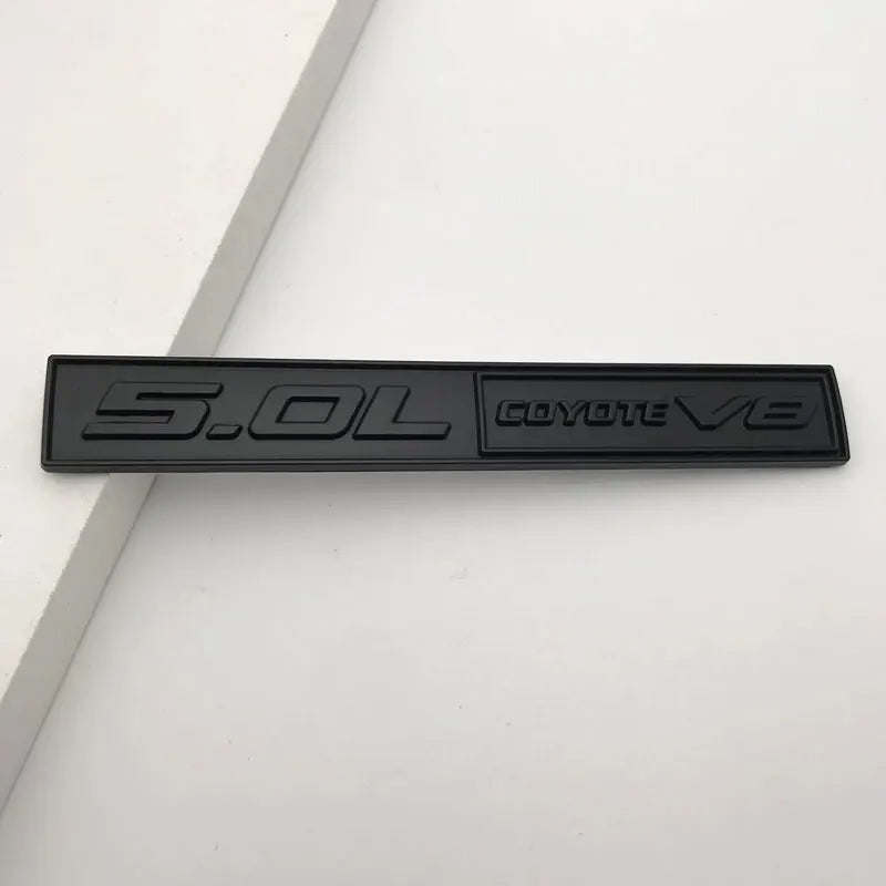 5.0L Coyote V8 Logo Emblem Badge Sticker for 5.0 F150 FX4 Car Fender Trunk Rear Bonnet Nameplate Decal Accessories