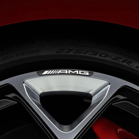 4Pcs Mercedes Stylish Aluminum Wheel Emblem/Stickers