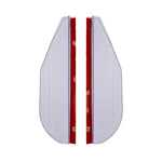 2PCS Side Rear View Mirrors Carbon Fiber Eye Brows (Set)