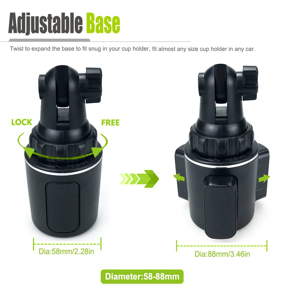 Cup Holder Cellphone 360° Stand 
