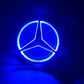 Car Front Grilled Mercedes Emblem LED Illuminated Logo White Blue Red Light for Mercedes Benz W204 GLK220 GLK300 GLK350 GLK500 W245