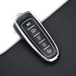 5 Button TPU Key Fob Cover for Ford Edge Explorer Escape Focus Taurus Flex| Lincoln MKS MKT MKX MKZ 