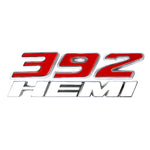 3D Metal Car Stickers 345 392 HEMI Emblem for Dodge Charger Ram 1500 Journey Caliber Nitro Caravan Avenger Dart Challenger