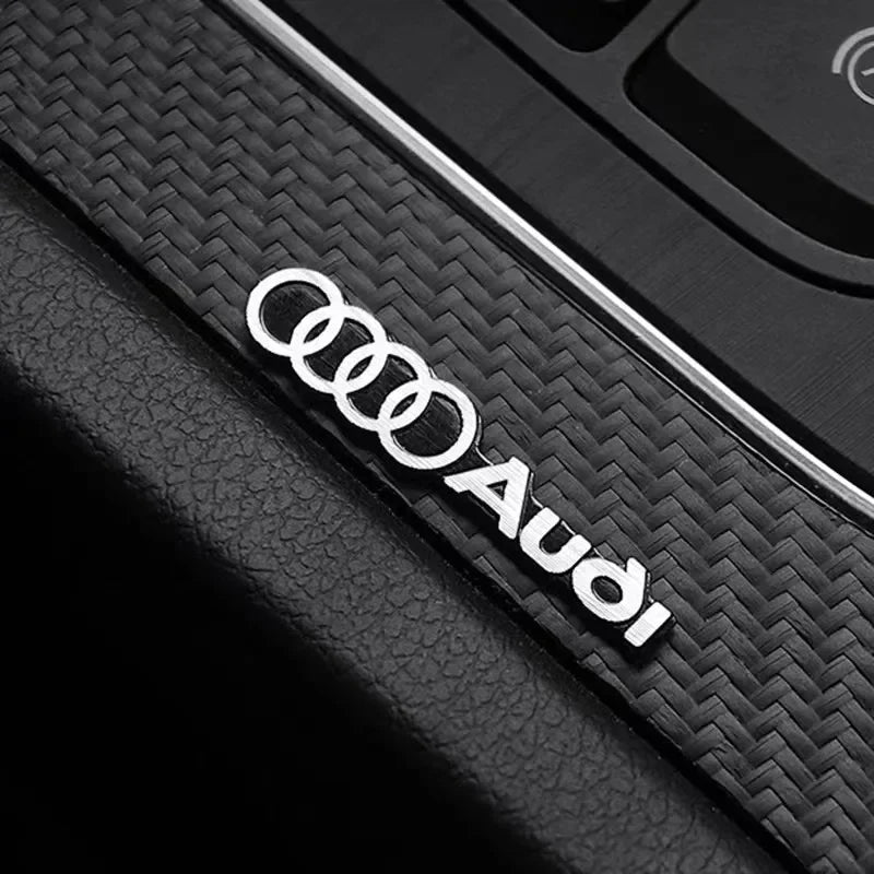 4Pcs Metal Audi Logo Emblem/Badge Stickers
