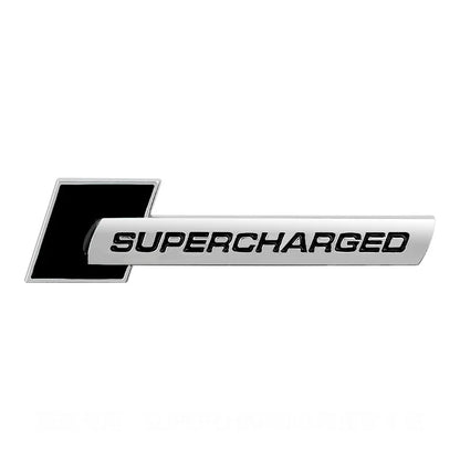 3D Metal 'Supercharged' Emblem/Badge Decoration