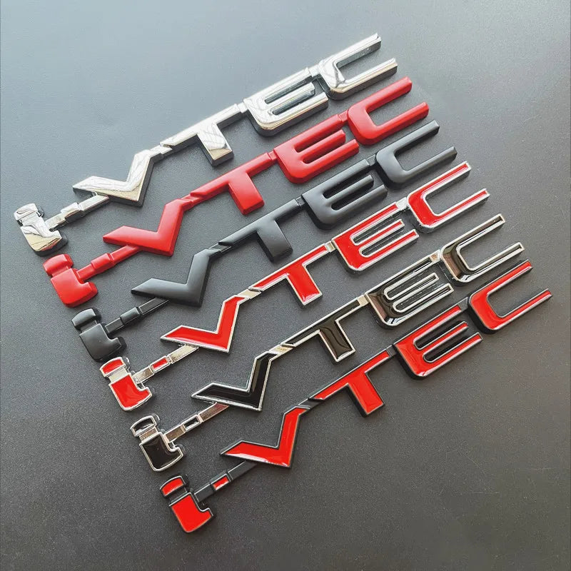 1PC 3D Metal IVTEC Adhesive Badge/Emblem