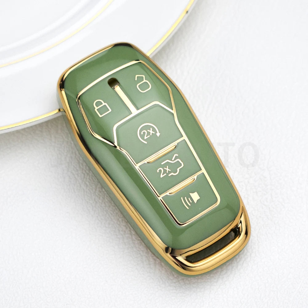 1PC 5 Buttons Ford Decorative Key Fob Case/Cover