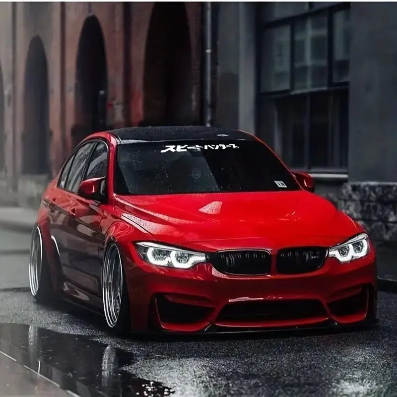 1PC Japanese Style Window Sticker for JDM Street Racing 