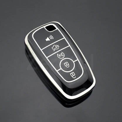3/4/5 Buttons Remote Key Fob Case for Ford Fusion Edge Mustang Explorer Ecosport Expedition