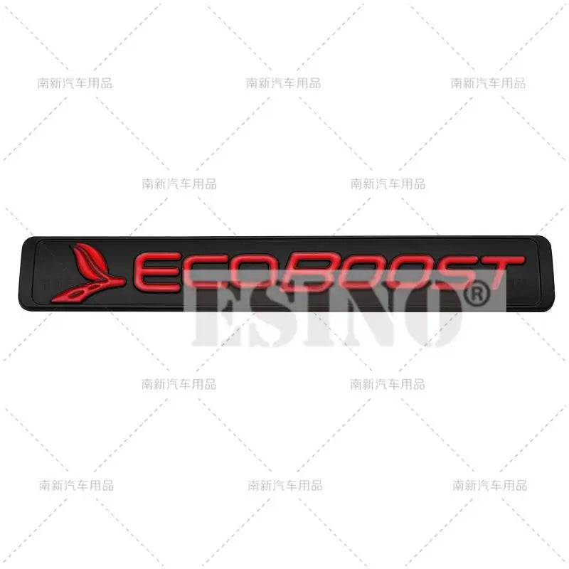 Car Styling Ecoboost Adhesive Badge Car Fender Trunk Body Tailgate Metal Emblem for for Ford Focus Fiesta Puma Escape F150