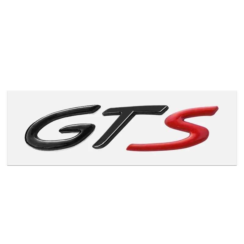 1Pcs 3D Metal GTS Logo Adhesive Badge/Emblem