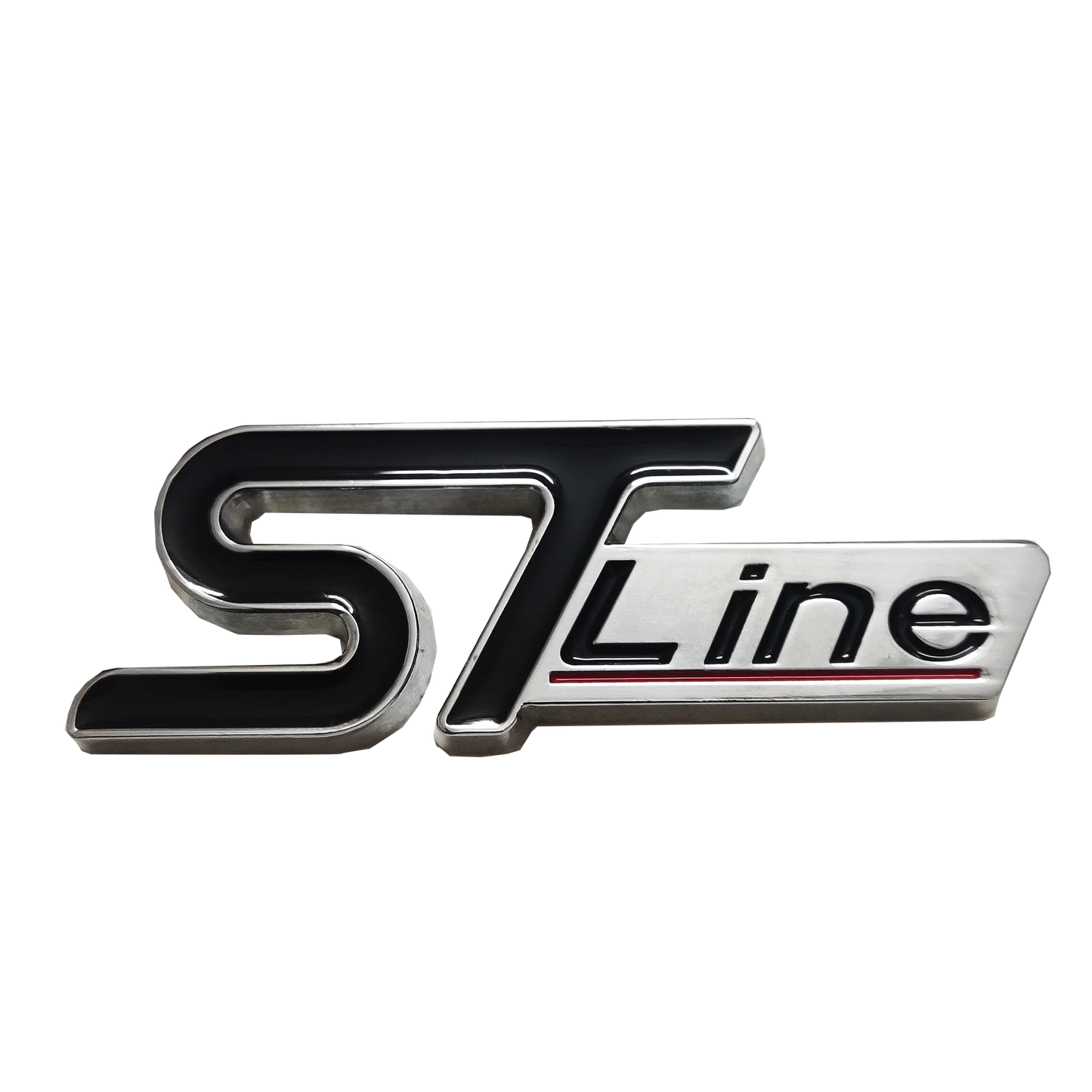 3D Car Front Grill Trunk Metal Logo ST Line Emblem Self-Sticker for Ford Max Focus Fiesta ST Line