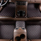 Limited Time Sale! 5PCS Diamond Stitched Leather Floor Mats