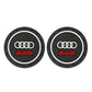 2PCS 'Audi'/'S Line' Graphic Car Coasters