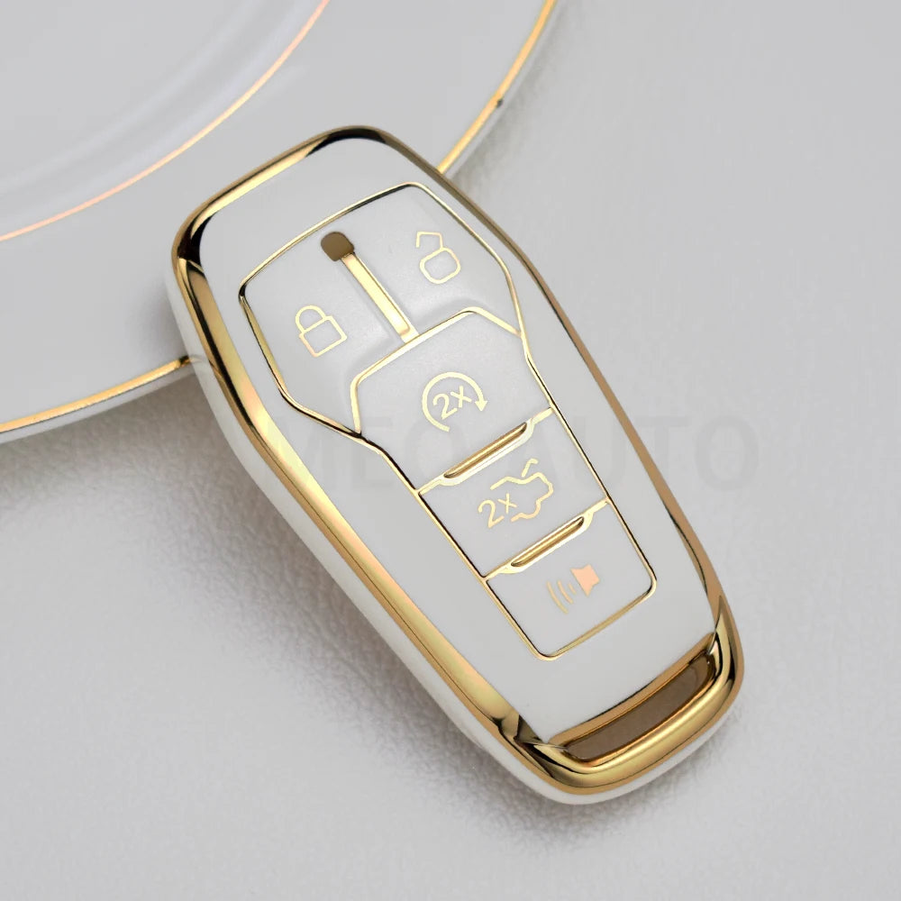 1PC 5 Buttons Ford Decorative Key Fob Case/Cover
