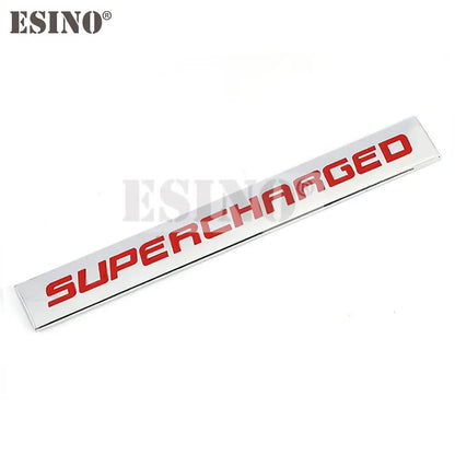 1PC Styling 'Turbo/Supercharged' Emblem/Badges 