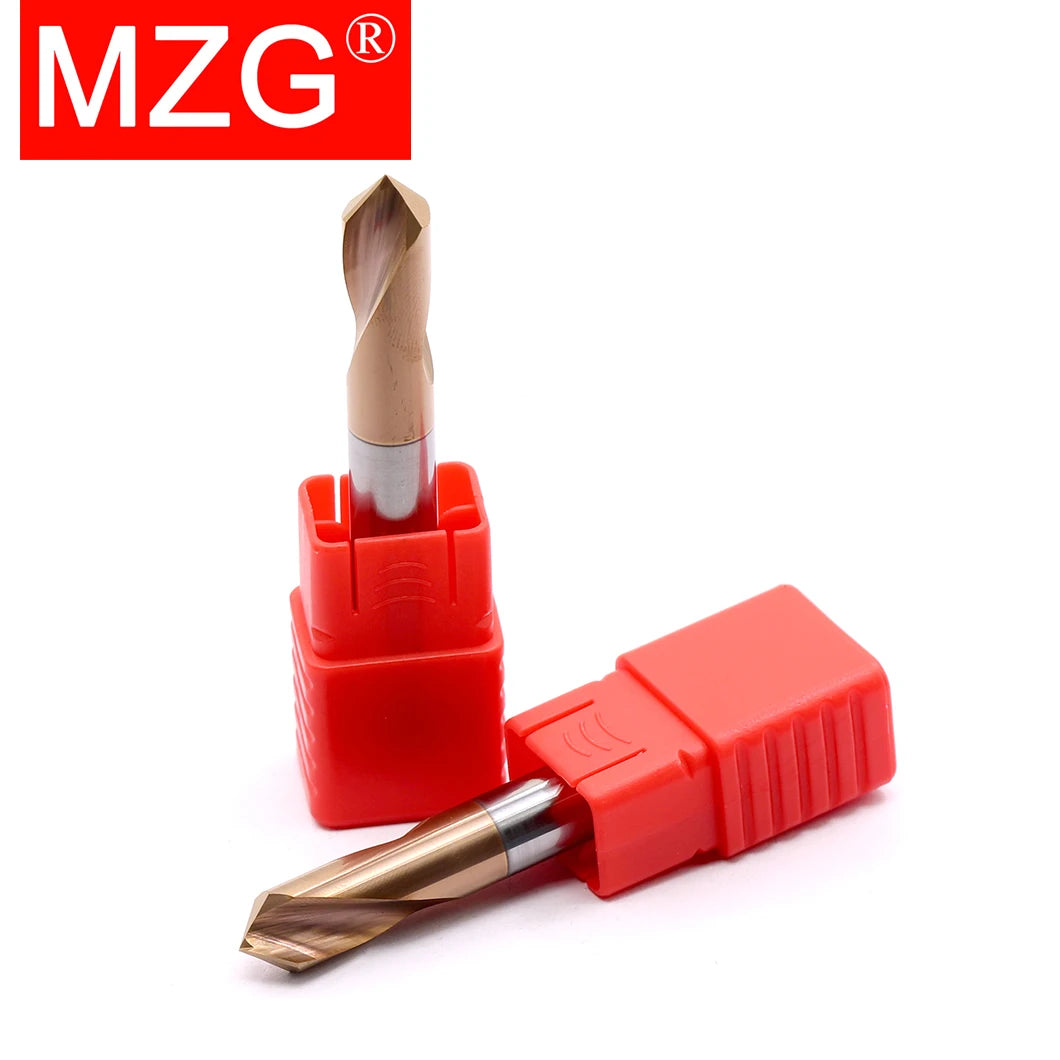 HRC60 Spot Drill Bit Point 90 Dgrees Carbide Coated Tungsten Carbide Steel Point Angle for Machining Hole Chamfering Tools