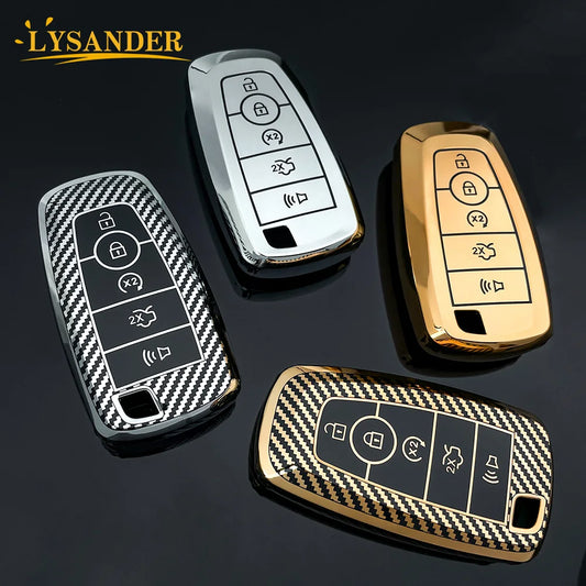 TPU Car Key Case Cover for Ford Edge Escape Expedition Explorer ST Maverick Fusion Mustang F150 F350 for Lincoln Aviator Corsair