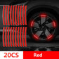 Car Wheel Hub Reflective Stripes Sticker Car Rear Warning Tape Automobile Sticker Exterior Accessories