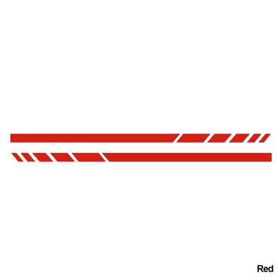 2PCS Rear View Mirror Stripes Decal Stickers – Universal Sporty Side Mirror Accent | M1 Auto