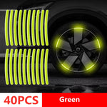 Reflective Vehicle Exterior (Wheel) Stripes Stickers
