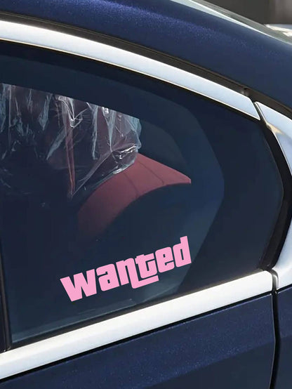 1PC 'Wanted' Sticker/Decal
