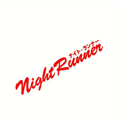 "NightRunner" Transparent Vehicle Sticker/Decal | M1 Auto