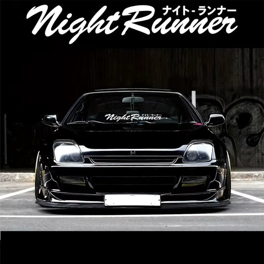 "NightRunner" Transparent Vehicle Sticker/Decal