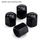 4 Pcs Brand New and High Quality SRT Tuning Car Tire Valve Valve Cap Core Set Cover Motorcycle Car Tuning Accessories