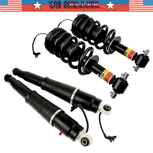 Front Shock Absorber Assys + Rear Air Struts for Cadillac Chevrolet GMC 84176631