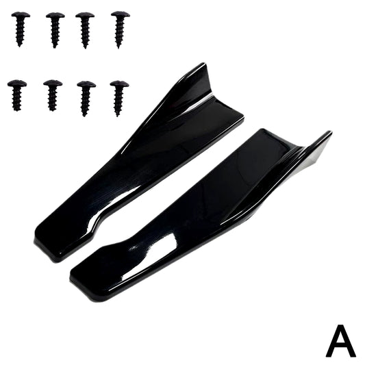 Universal Car Front Rear Bumper Strip Lip Spoiler Diffuser Splitter Scratch Protector 48CM Length for Audi BMW HONDA