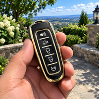 5 Button TPU Key Fob Cover for Ford Edge Explorer Escape Focus Taurus Flex| Lincoln MKS MKT MKX MKZ