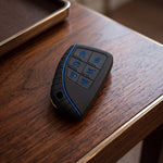 6-Button Silicone Key Fob Cover with Optional Key Chain for Chevy Tahoe, Suburban & GMC Yukon, Yukon XL (2021-2026)