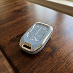 5/6-Button TPU Key Fob Cover for Chevy Tahoe, Suburban, Silverado & GMC Yukon, Sierra (2015-2020)