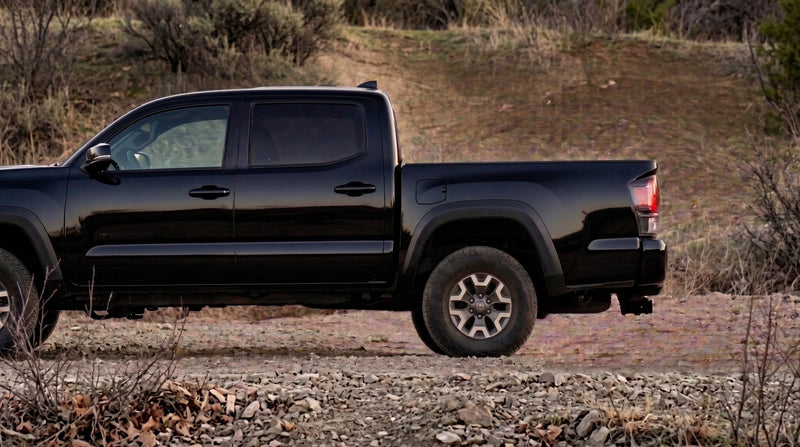 Toyota Tacoma TRD Sport Style Bed Side Decals, Set of 2 (11 Colors) — before
