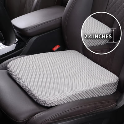 Honeycomb Car Seat Booster Cushion for Drivers (3 Colors, 2 Heights)