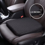Black honeycomb car seat booster cushion, 2.4 inches thick