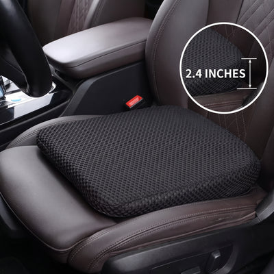 Honeycomb Car Seat Booster Cushion for Drivers (3 Colors, 2 Heights)