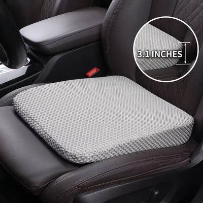Honeycomb Car Seat Booster Cushion for Drivers (3 Colors, 2 Heights)