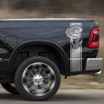 Ram-Head Truck Bed Side Stripe Decals for Dodge Ram & RAM Pickups, Set of 2 (11 Colors)