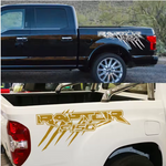 Claw scratch bed side decals for Ford F-150 Raptor