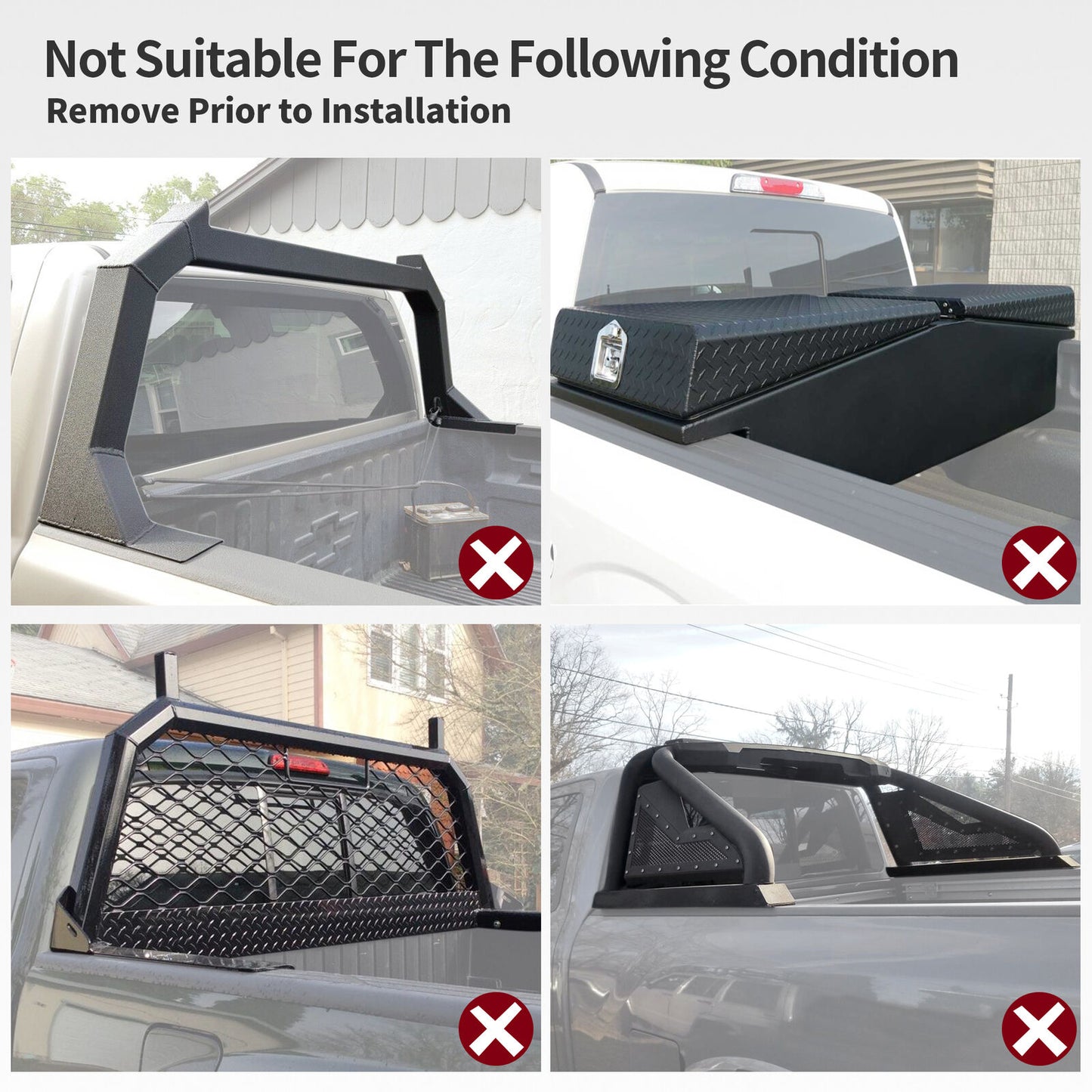 6.5 Ft Soft 4 Fold Tonneau Cover for 2009-2014 Ford F150 Truck Bed W/Led Lamp