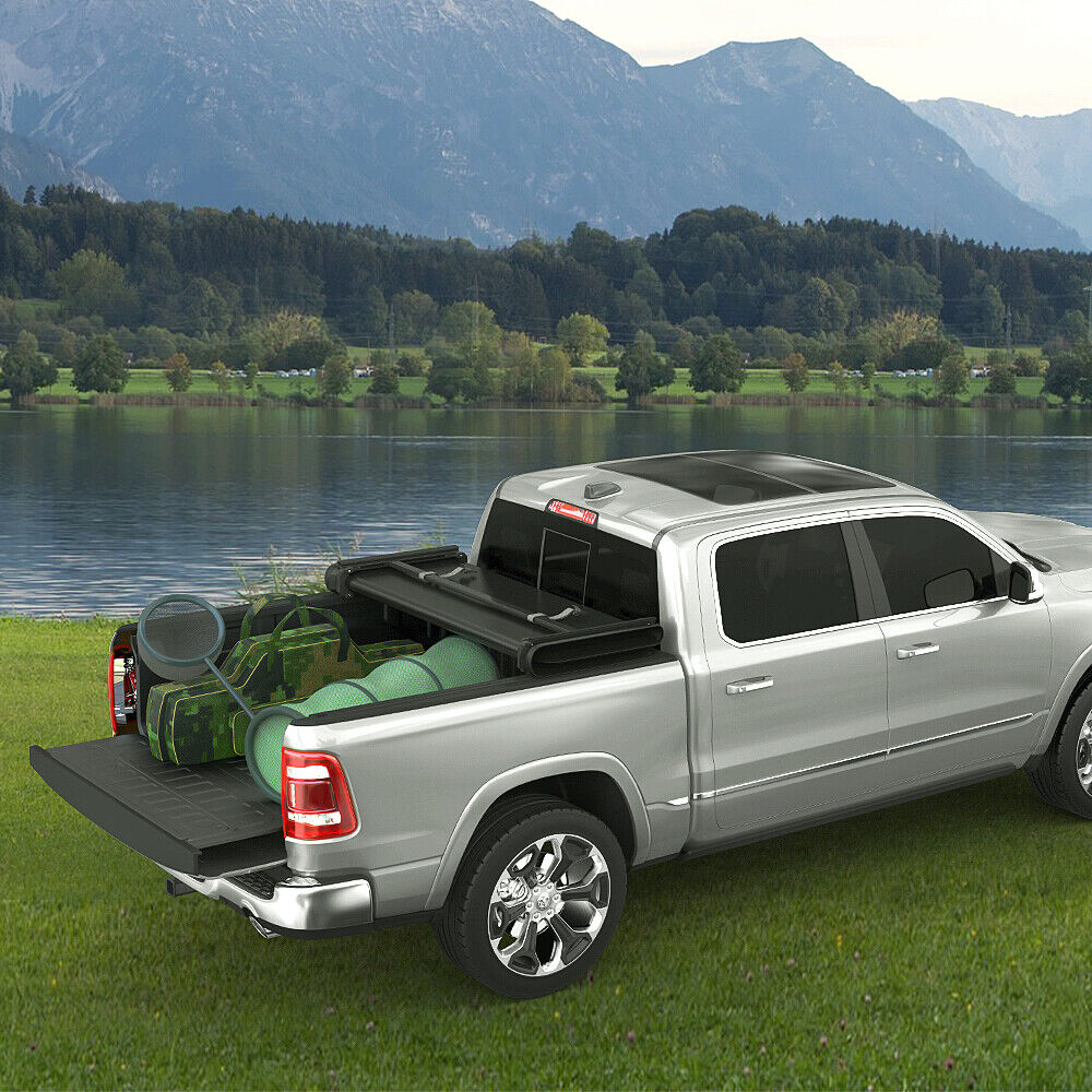 5.5FT 67.4'' Tri-Fold Bed Tonneau Cover for 2015-2024 Ford F-150 F150 Truck