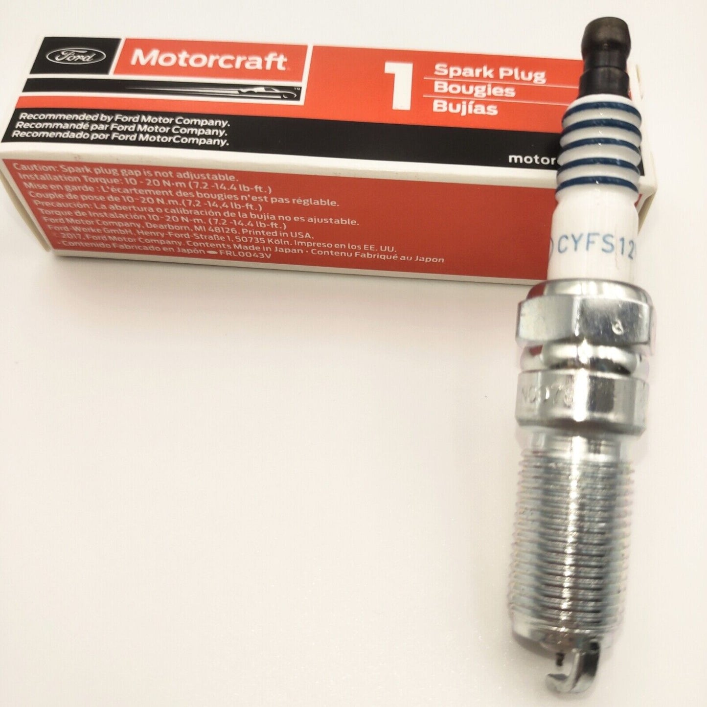 6Pcs New OEM Motorcraft SP580 SP580X CYFS12YT4 Iridium Spark Plug F150 Ecoboost